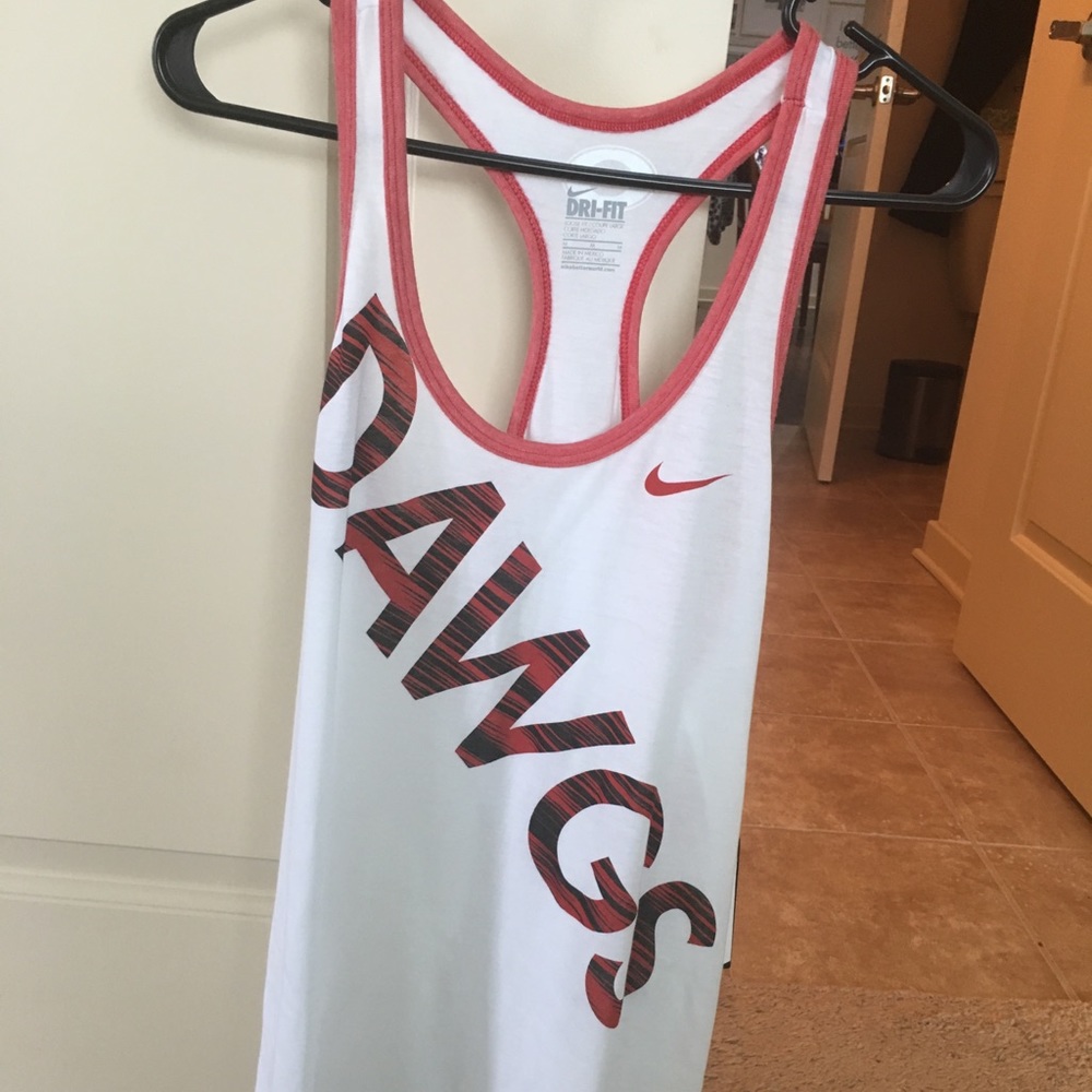 Georgia bulldogs tank top NWT